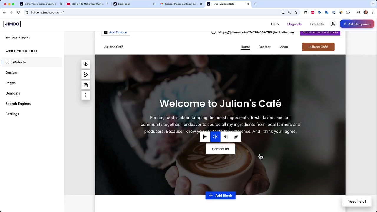 Tutoriel Jimdo (2026) – Comment créer un site web gratuit étape par étape