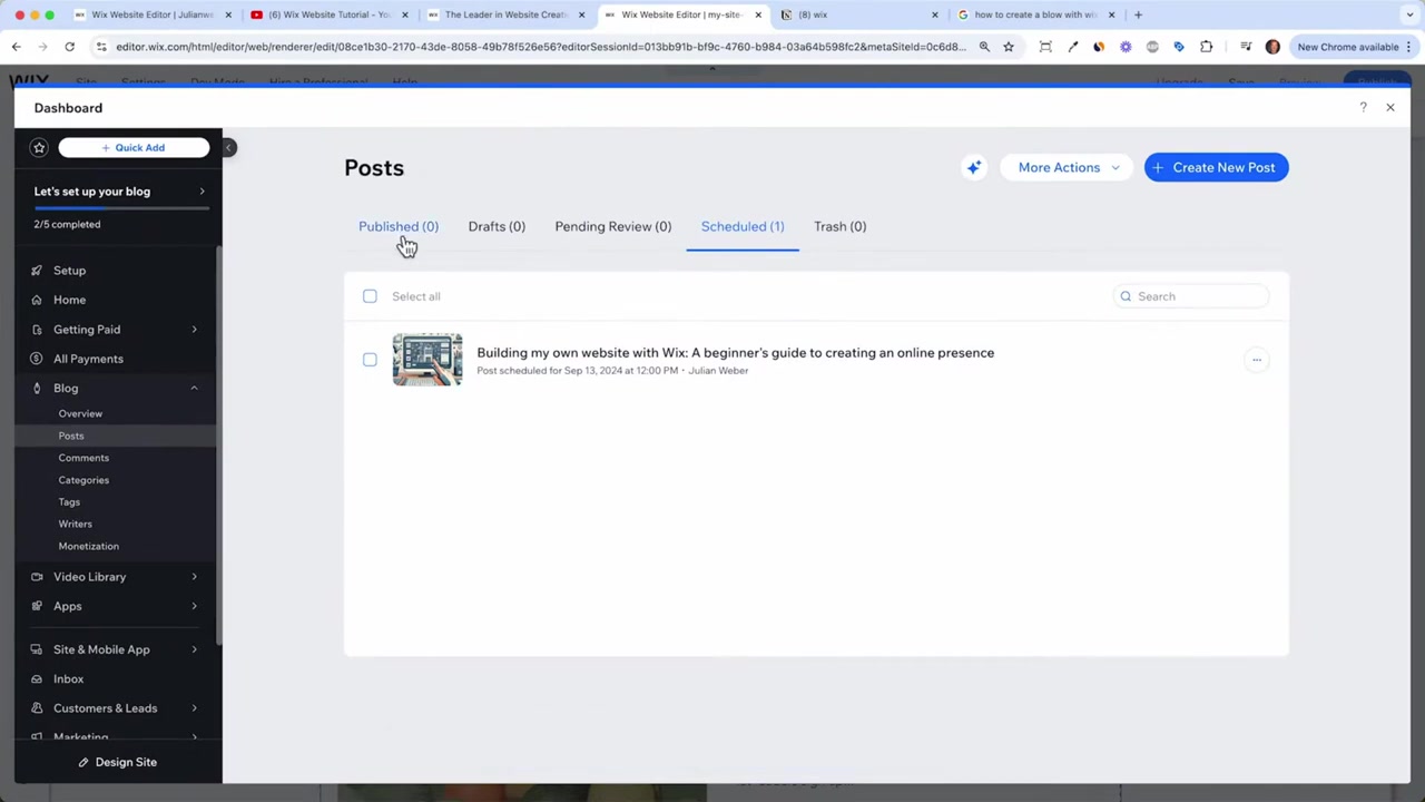 Comment Créer un BLOG avec WIX (2026)