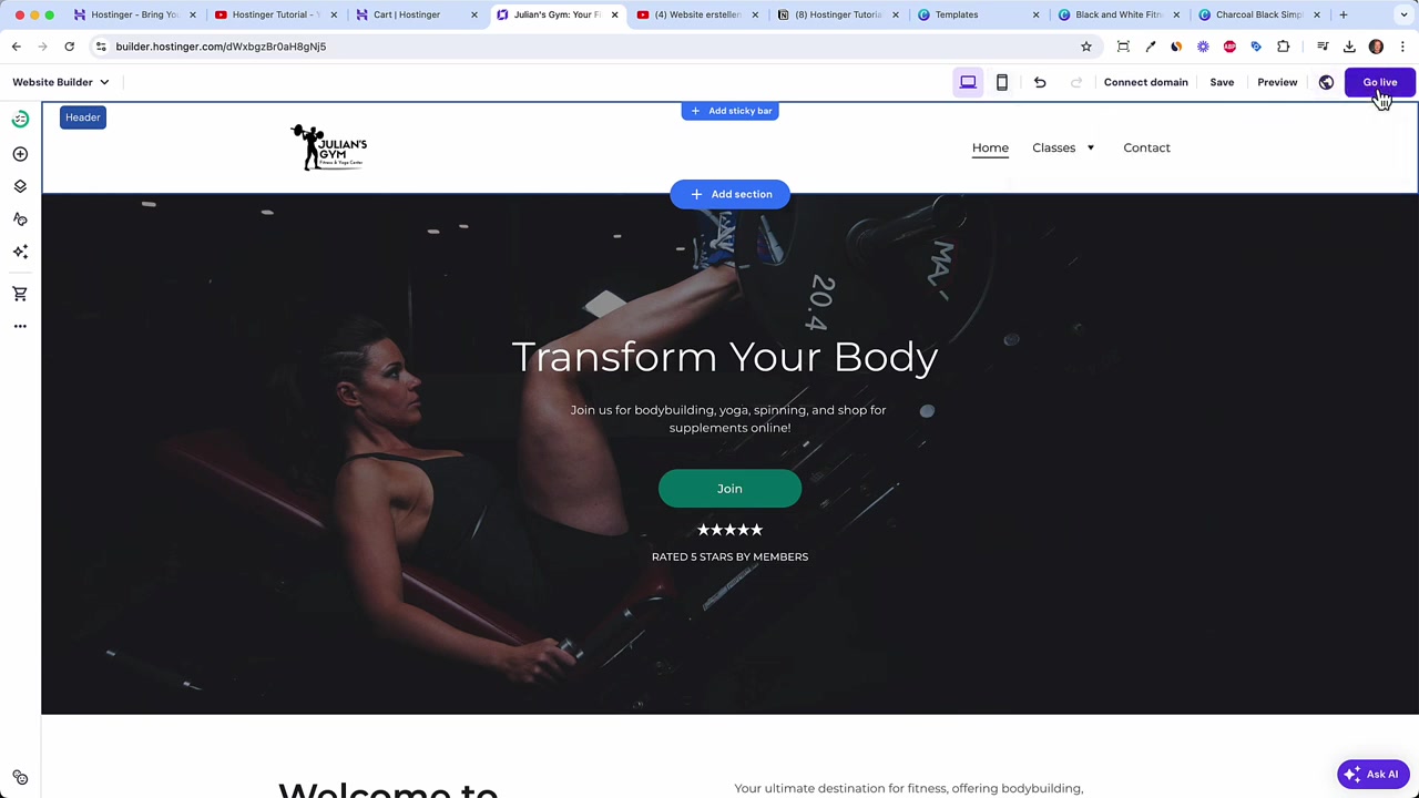 Tutorial do Hostinger 2026 – Como Criar um Site com o Criador de Sites da Hostinger