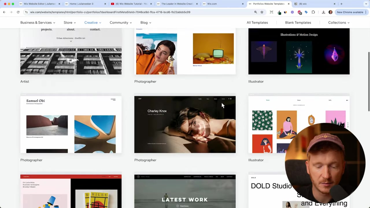 Wix Free Website Tutorial - How to Make a Free Portfolio Website with Wix