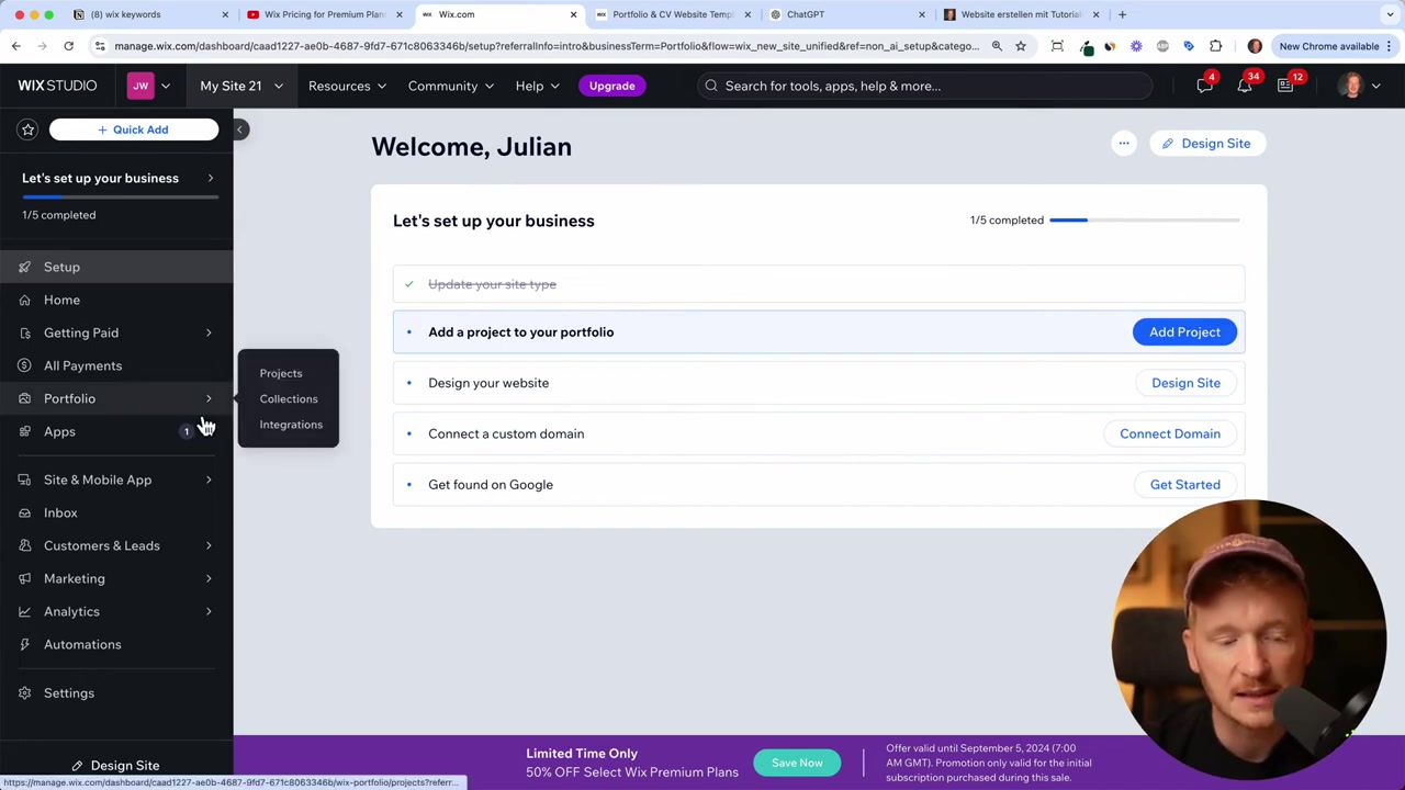 Wix Tutoriel : Créer un Site Web de Portfolio en 2026