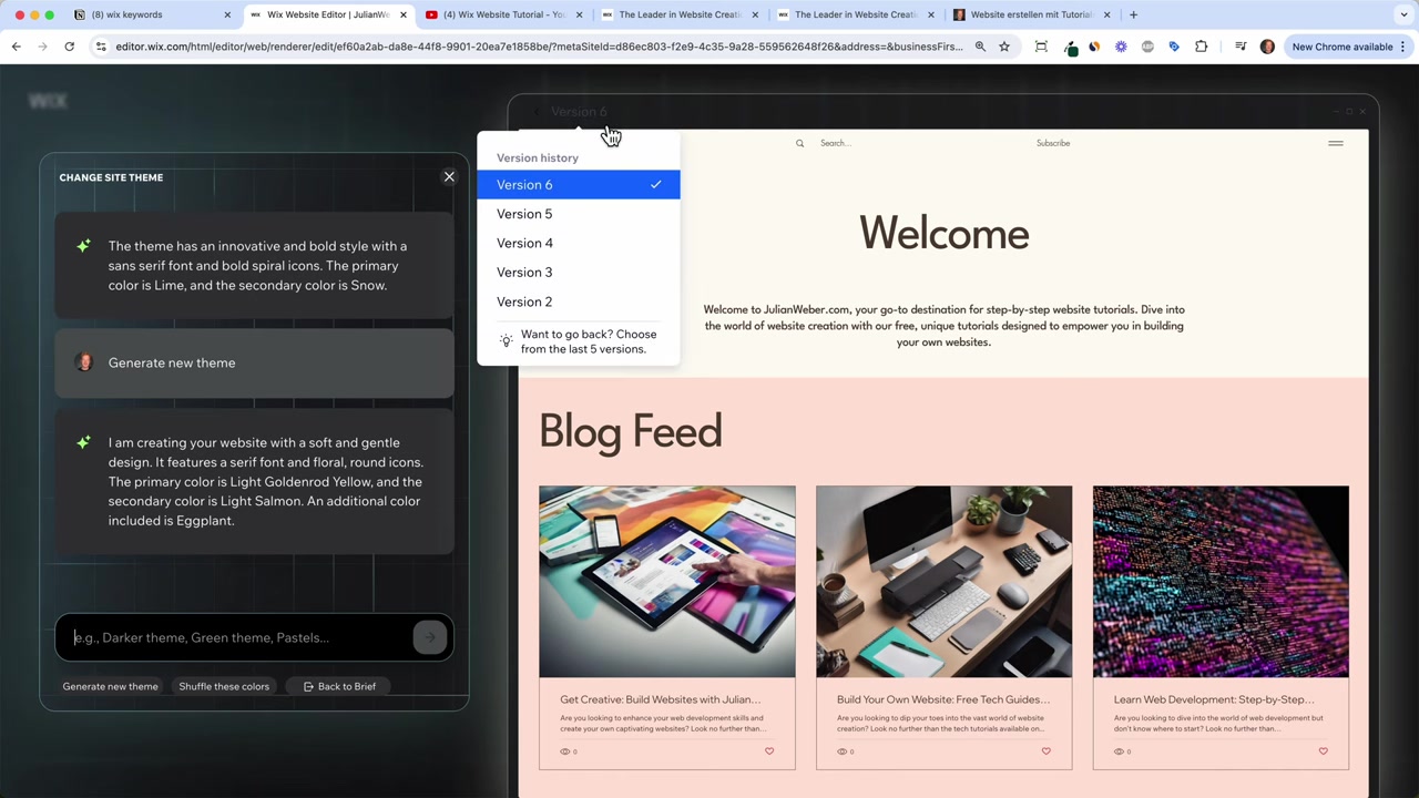 Comment Créer un Site Wix avec l'IA – Tutoriel Complet 2024