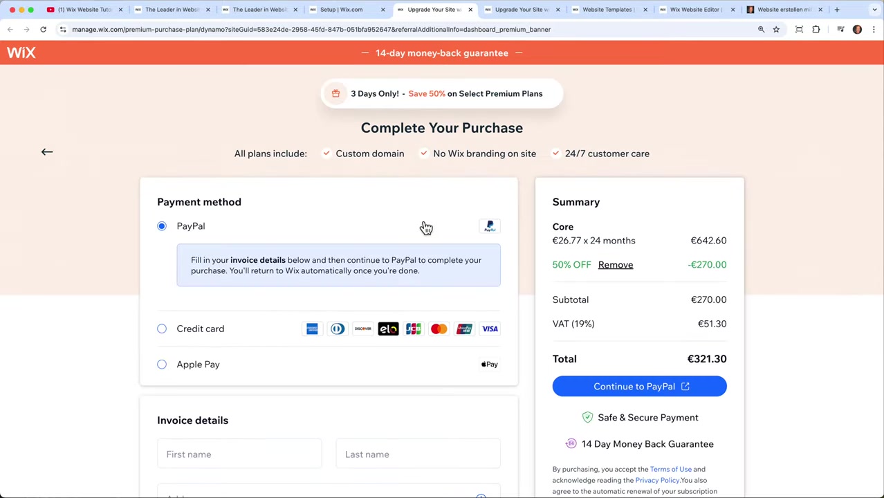 Wix Réduction : Comment obtenir une offre sur votre plan Wix