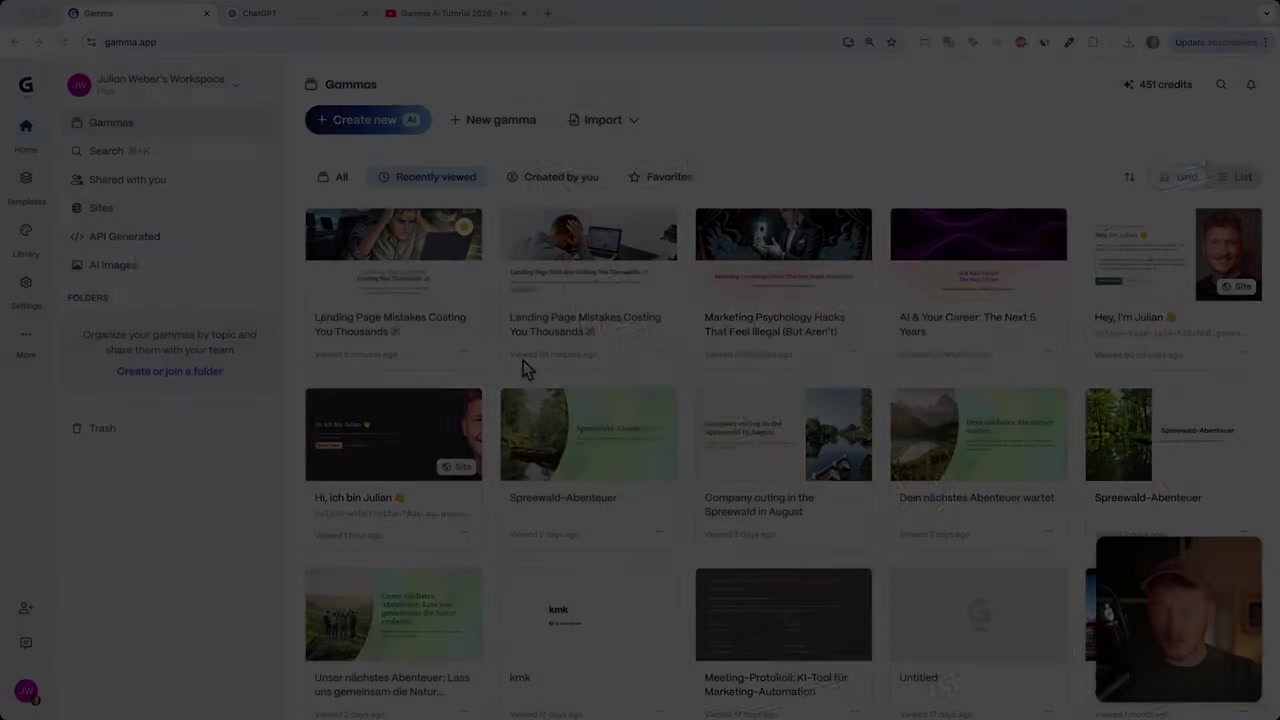 Gamma AI Website Builder Tutorial (2026) – Build a Website in Minutes