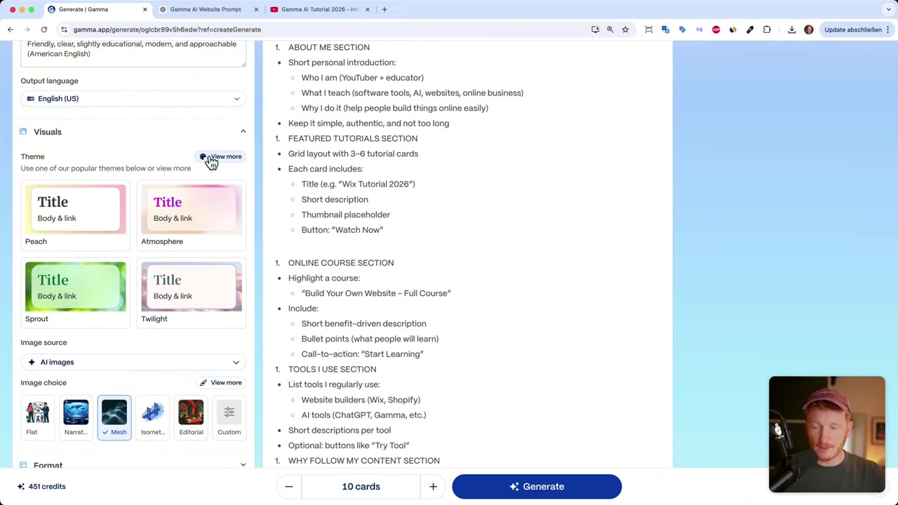 Gamma AI Website Builder Tutorial (2026) – Build a Website in Minutes
