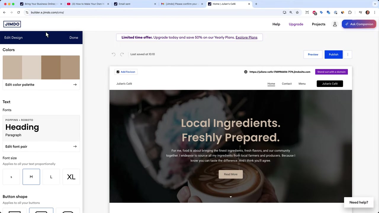 Jimdo Website Builder Tutorial (2026) – How to Build a Free Website with Jimdo