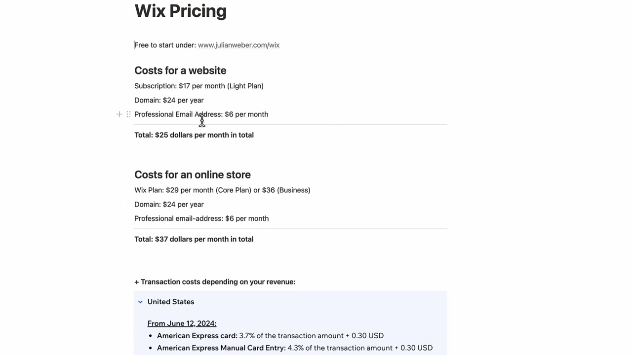 How Much Does Wix Cost? – Wix Pricing Plans Explained