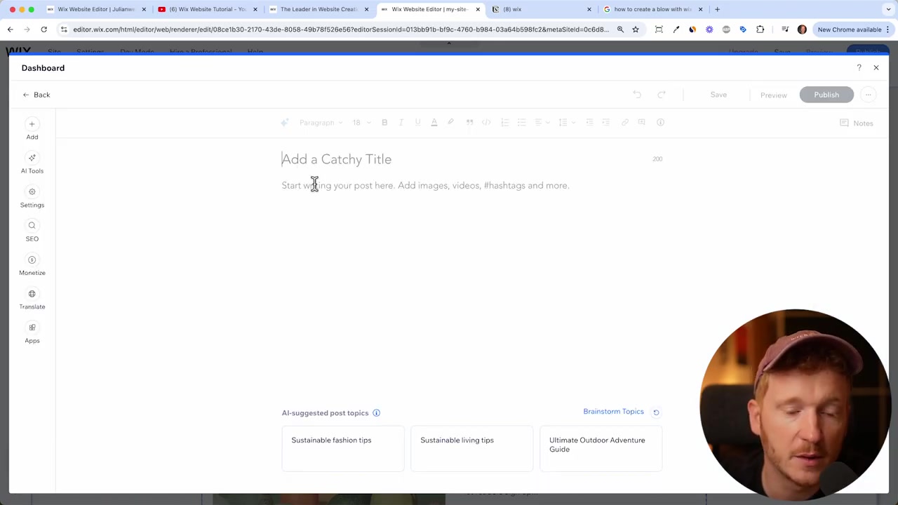 Cómo Crear un Blog Gratis en Wix – Tutorial Completo 2026