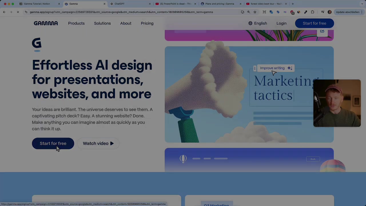 Gamma AI Tutoriel Français – Comment créer une présentation avec l'IA (2026)
