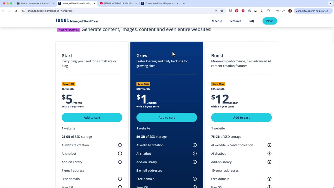 Comment installer WordPress sur Ionos – Tutoriel complet 2026