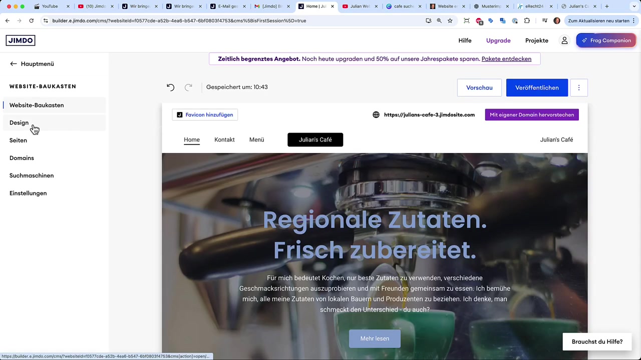 Jimdo Website Maken – Stap-voor-Stap Tutorial voor Beginners (2026)