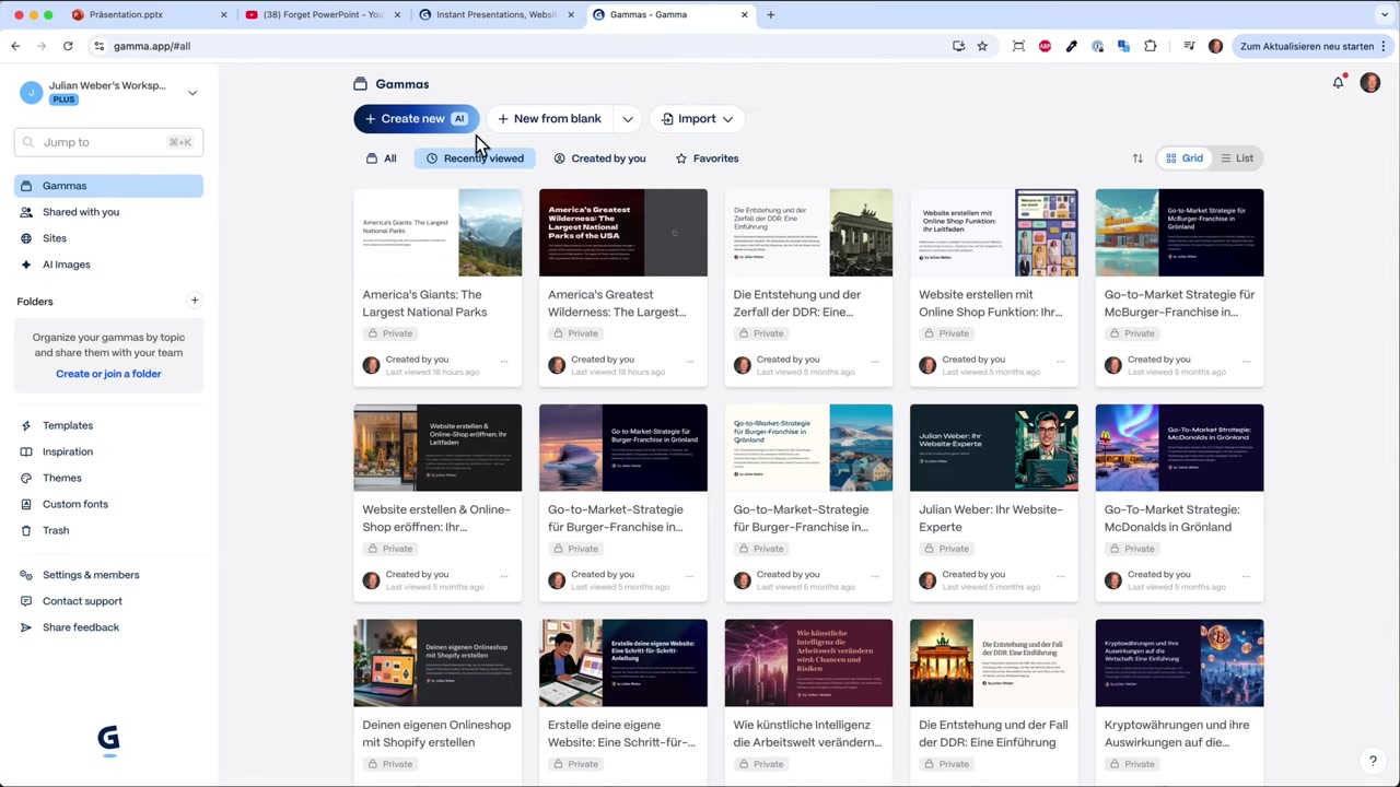 O fim do PowerPoint – Esta nova IA para apresentações está acabando com ele!